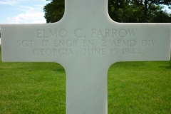 Headstone Grave Elmo C. Farrow