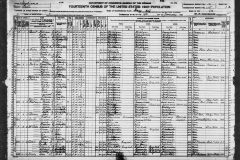 Earl T Forbes 1920 US Census