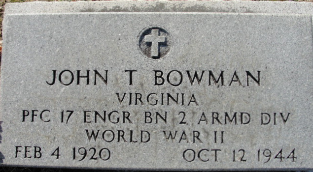 Headstone Bowman