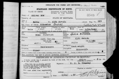 Certificate of Birth