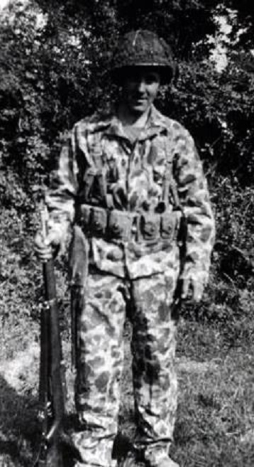 17th Engineer Kenneth C. Hanna, DCompany in Camouflage uniform