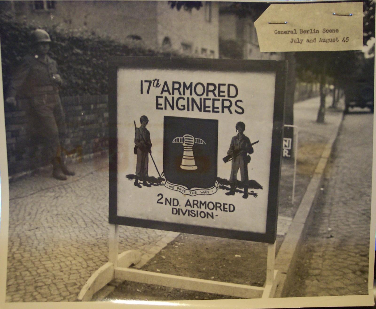 Bord17th Engineers, Berlijn, Duitsland juli en augustus 1945(3)