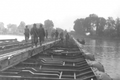 Bridge over the Seine build by the 17th Engineers at Meulan, 28-30 Sept 1944France