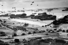 Omaha Beach de 'Le Ruquet' Draw, Normandie, Frankrijk 1944