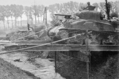 Sherman-DODO-crossing-a-treadway-bridge-during-operations-on-the-German-frontier