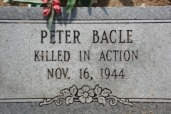 Peter Bacle,Hewitt Cemetery, Richland Parish, LA