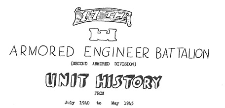 Titlepage 17th Armored Engineer Battalion Unit History