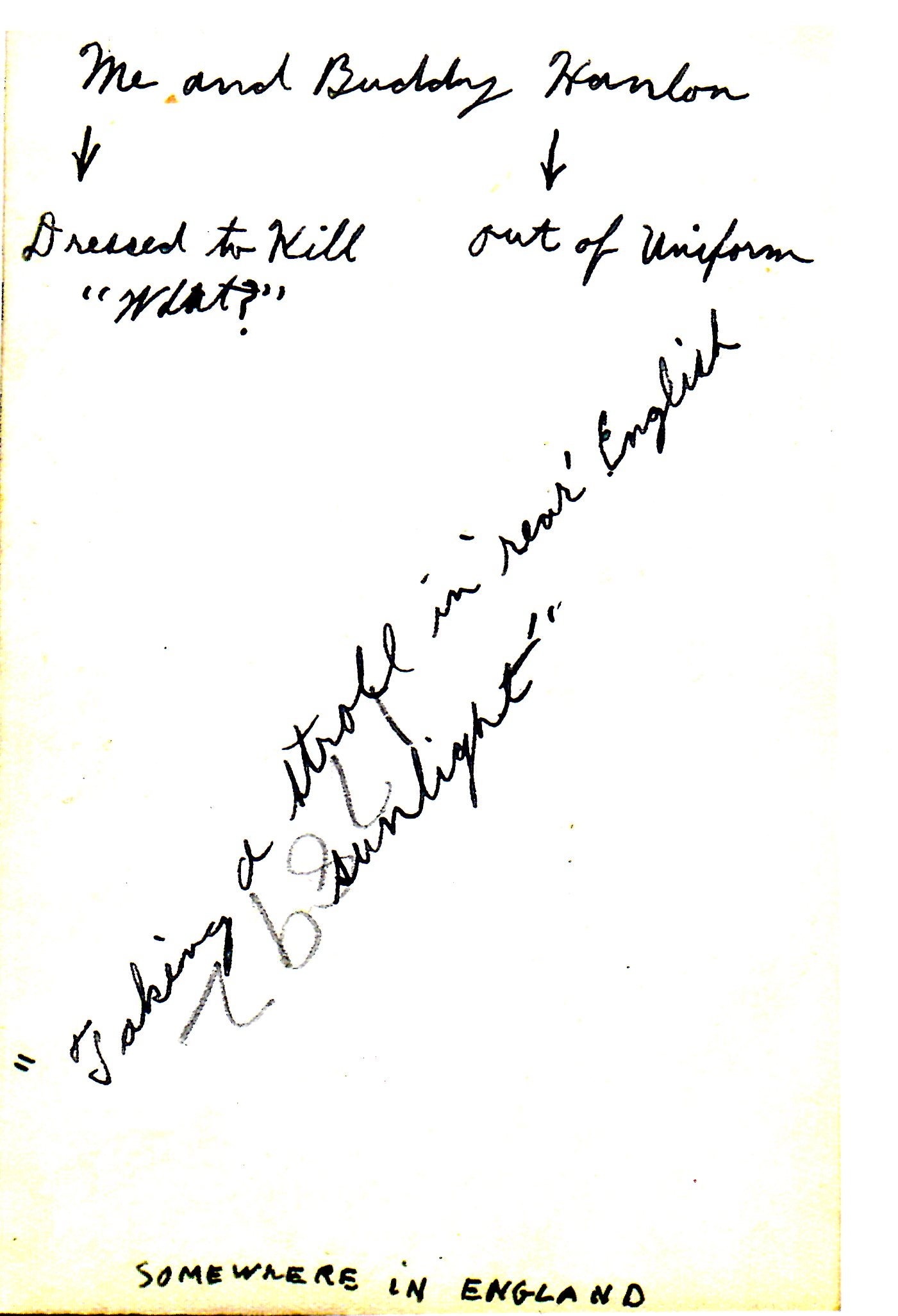 oseph Fumagalli With Buddy Hanlon, England