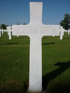 Headstone Francis Jospeph Crimmins