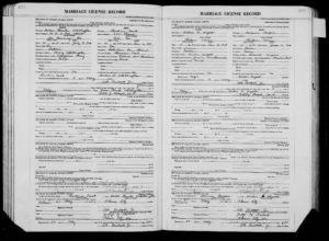 Willis G Wyatt Marriage Record
