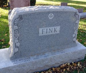 Gravestone Staffsergeant William Fink, Platoonsergeant Company B 