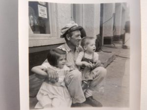 Gordon Ketchpaw with son and duaghter Mary