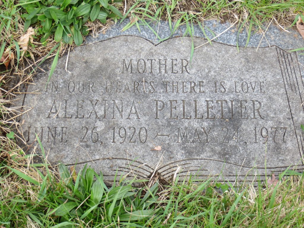 Grave Alexina Pelletier