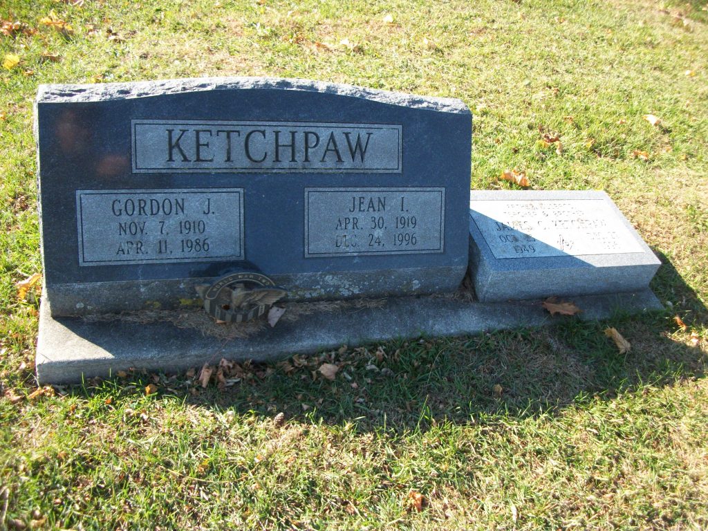 Grave Gordon James Ketchpaw