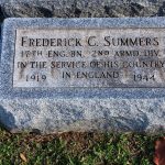 Summers PFC Frederick C Headstone