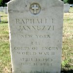 Headstone 2nd LT Raphael E Jannuzzi