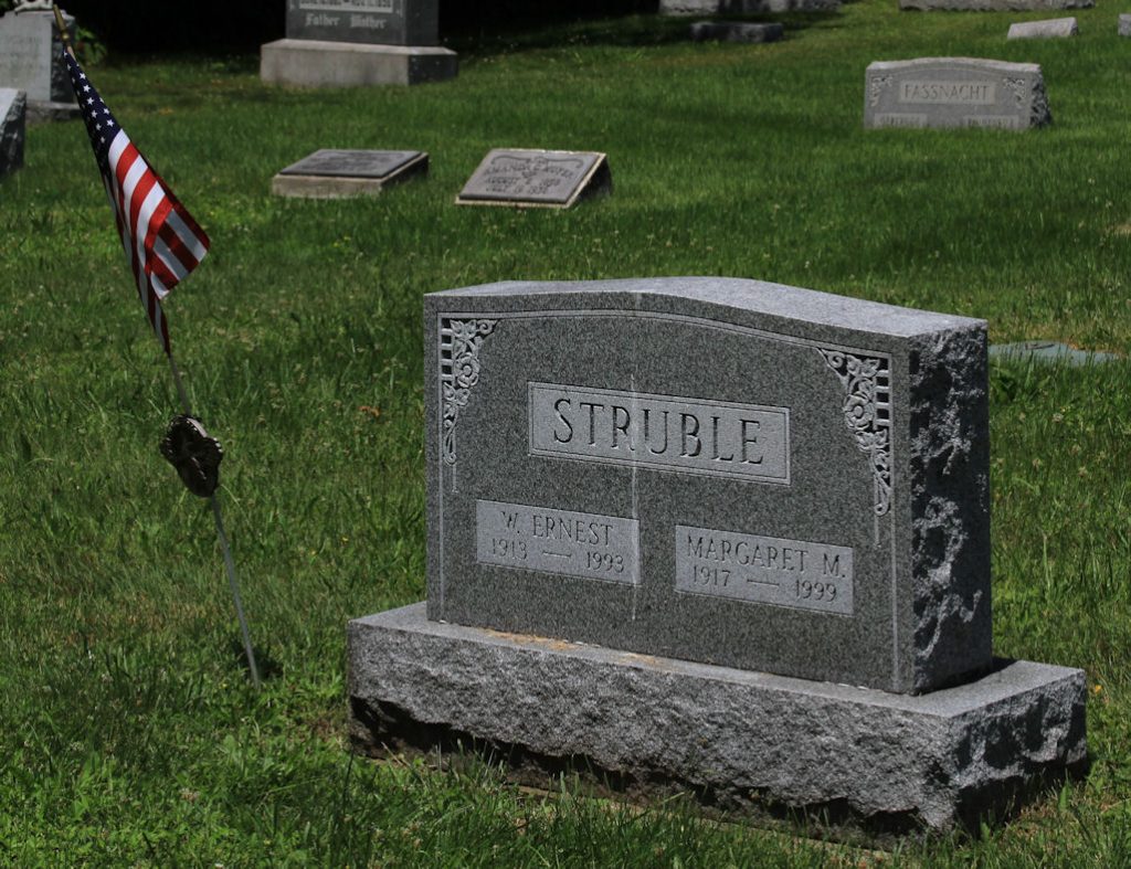 Grave Stone Ernsest W. Struble