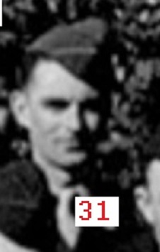Coughlin Staff 17th Engineers at Tidworth Barracks Engeland, june, may 1944 S. Benninger