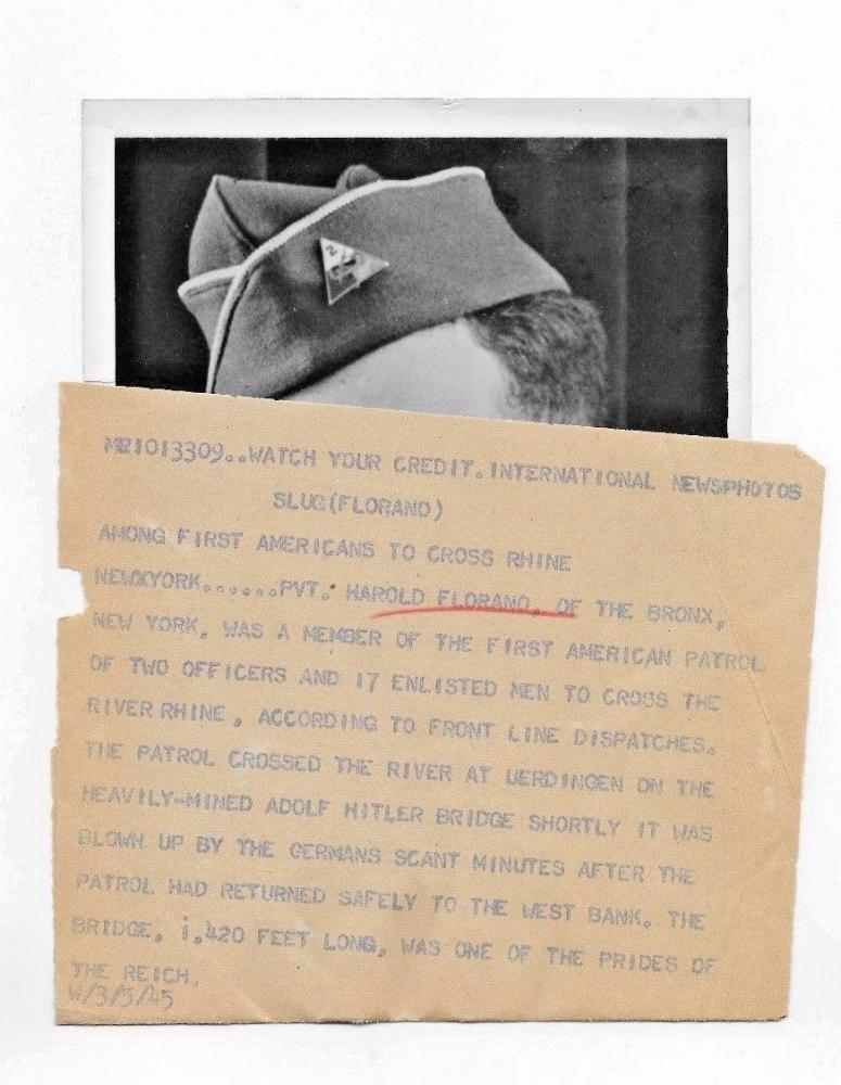 Private Harold Florano with Silver Star Co D (source Miliatria Forum-com)