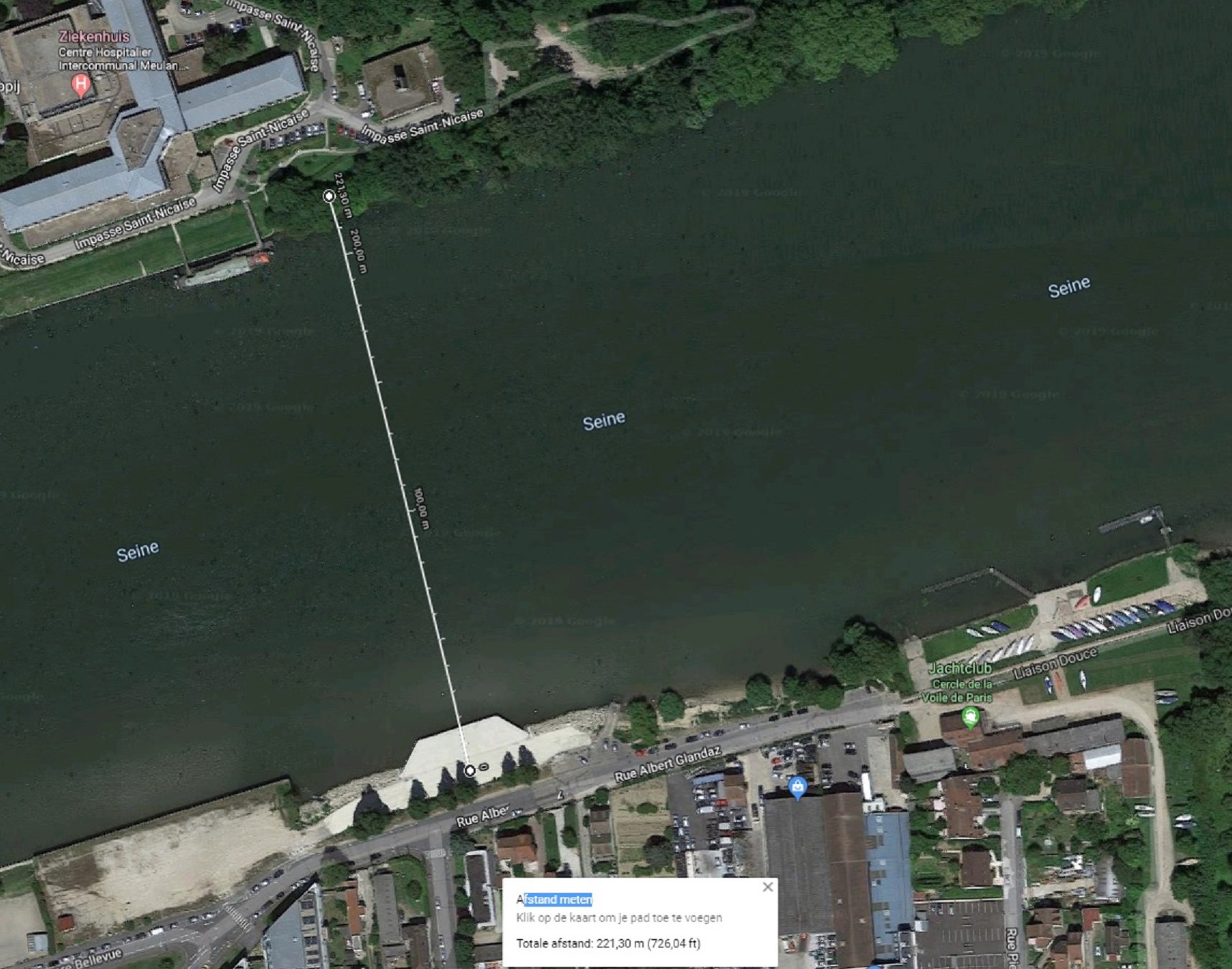Bridge over the Seine build by the 17th Engineers at Meulan