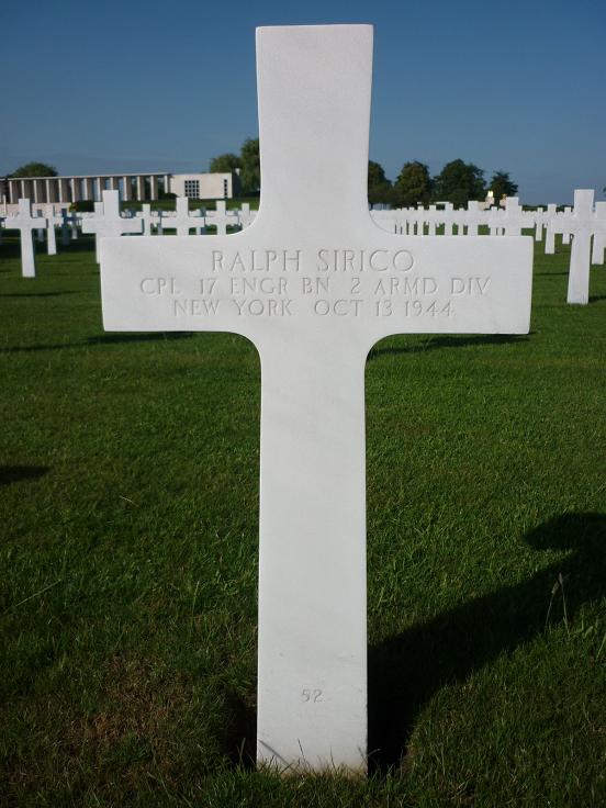 Headstone Corporal Ralph Sirico