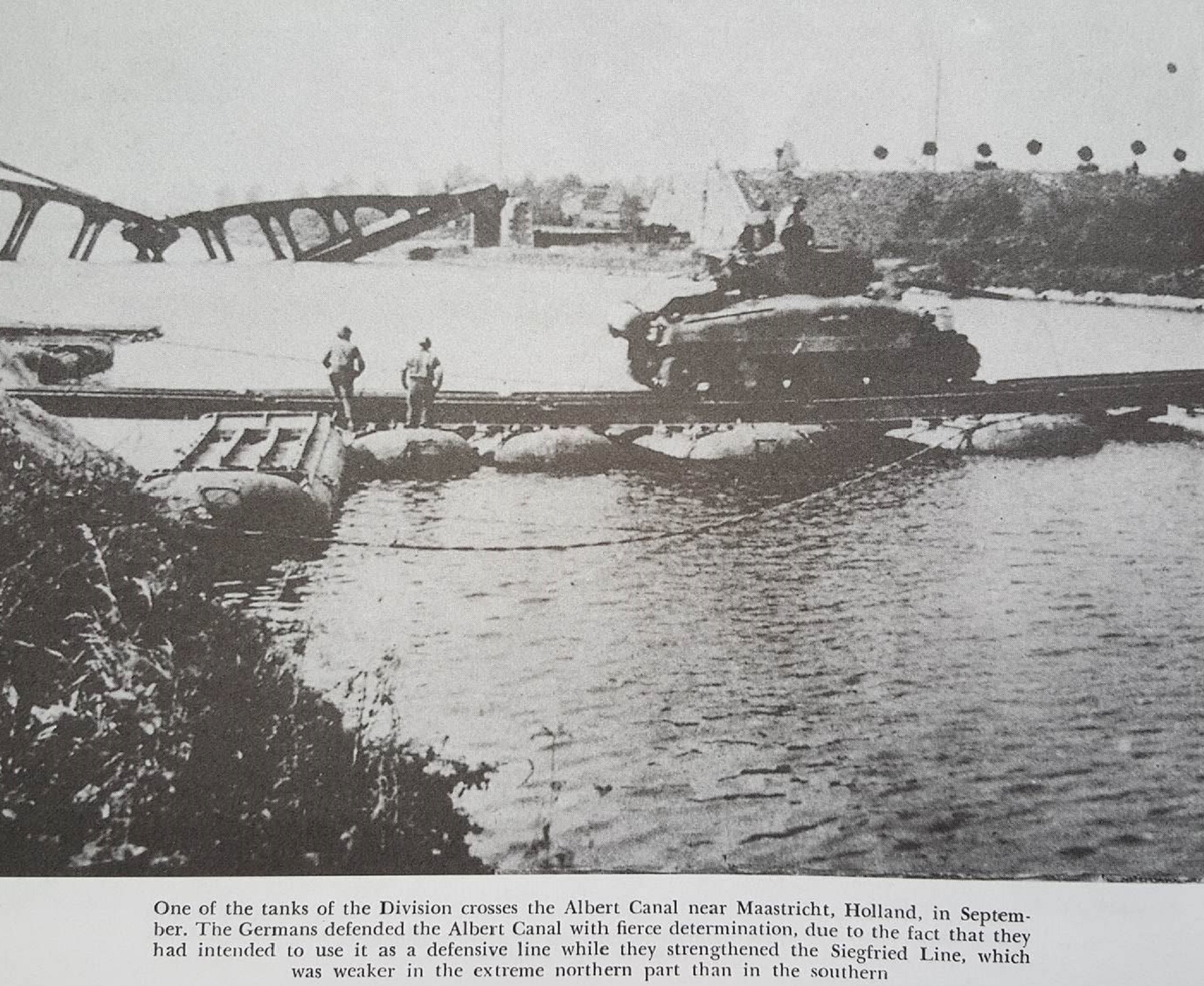 Crossing the Albert Canal at Maastricht september 1944 A History of the United States 2nd Armored Division 1940 1946