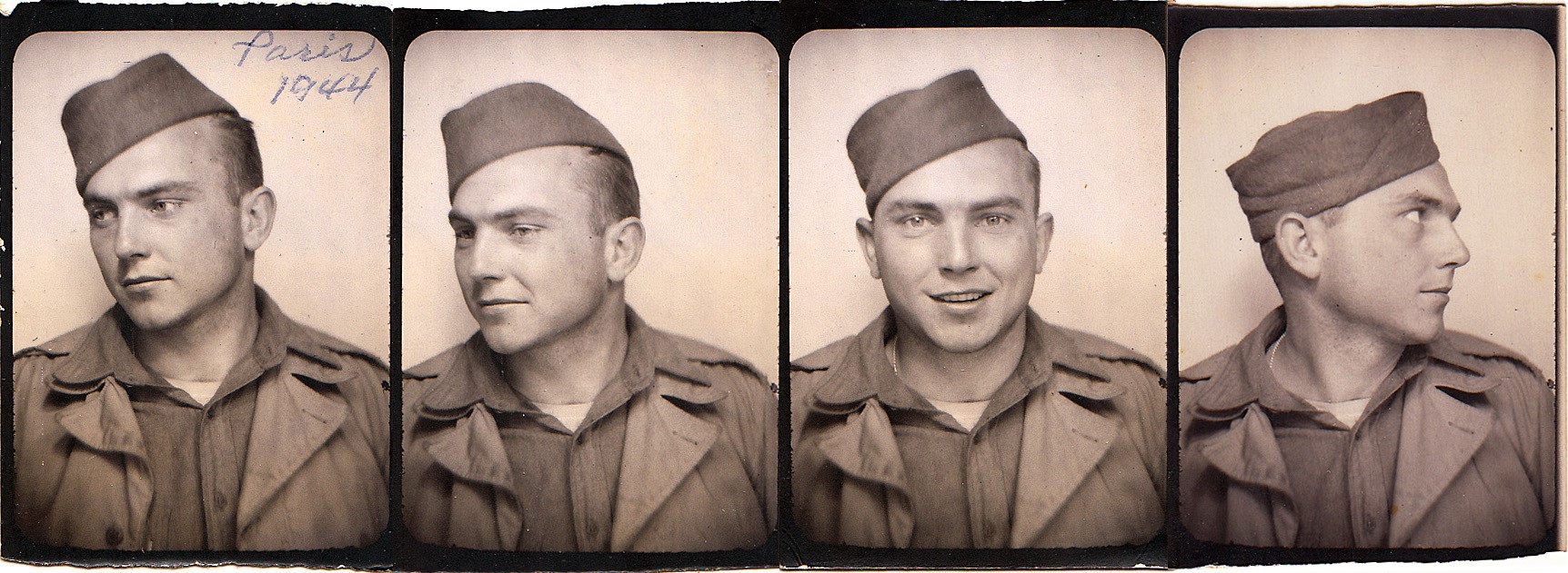 Photos of 17th Engineer David Edd Hiett - Paris December 1944